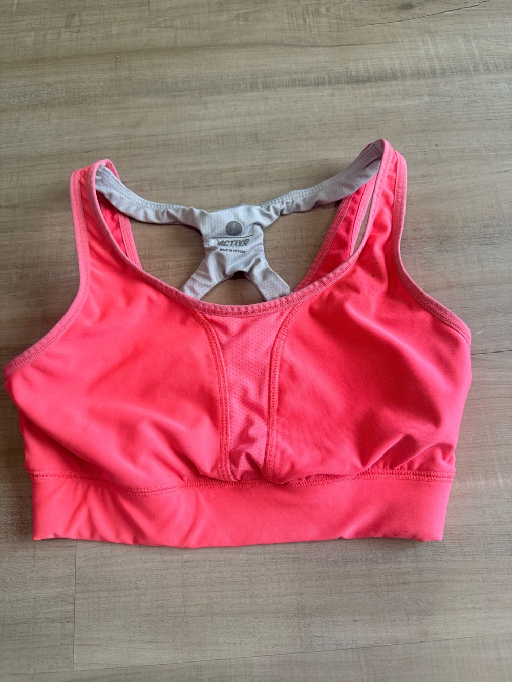 Old Navy Coral Pink Racerback Sports Bra